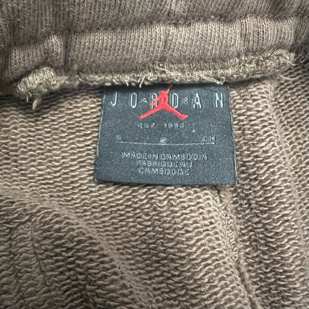 Air Jordan x Travis Scott Fleece Pant Palomino Brown Size Small DZ5508-275